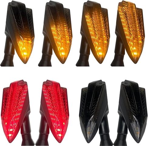 Motorcycle Blinkers Indicator Turn Signal Turn Light Motorcycle LED Turn Signal Light 12V Arrow Flowing Blinker Indicator Running Light for Scooter Cruisers Touring Motorbike in Saudi Arabia