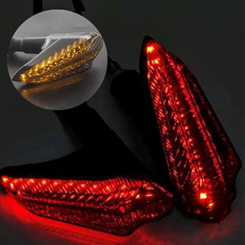 Motorcycle Blinkers Indicator Turn Signal Turn Light Motorcycle LED Turn Signal Light 12V Arrow Flowing Blinker Indicator Running Light for Scooter Cruisers Touring Motorbike in Saudi Arabia