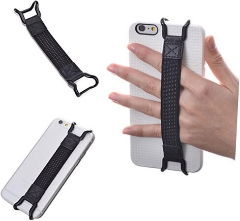 UKCOCO Tablet Holder Tablet Holder Strap Hand Grip Universal Nylon Band Tablet for E-Reader Black Cm Anti Finger Holder Bracket Elastic Phone Smartphones Mobile Cellphone Stand Cellphone Stand in Saudi Arabia