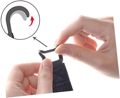 UKCOCO Tablet Holder Tablet Holder Strap Hand Grip Universal Nylon Band Tablet for E-Reader Black Cm Anti Finger Holder Bracket Elastic Phone Smartphones Mobile Cellphone Stand Cellphone Stand in Saudi Arabia