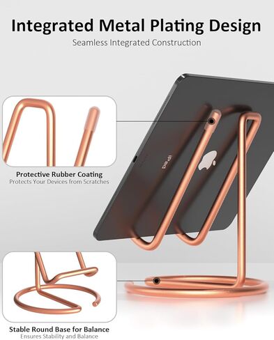 حامل iPad للمكتب، حامل حامل الكمبيوتر اللوحي، حامل حامل iPad Mini للمكتب، ملحقات الجيل العاشر من iPad لمكتب Kindle iPad Mini Pro 4.7-11 بوصة in Kuwait