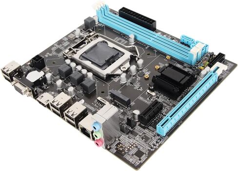 اللوحة الأم لسطح المكتب، اللوحة الأم للكمبيوتر DDR3 ثنائي القناة للكمبيوتر الشخصي، H61 6 USB2.0 DDR3 M.2 NVMe NGFF 100Mbps LAN Micro ATX اللوحة الأم لـ LGA1155 in Saudi Arabia