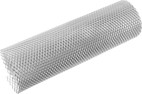 X AUTOHAUX Universal 40x13 Inch Car Pickup Truck Grille Mesh Sheet Spoiler Bumper Grille Insert Air Intake Racing Vent Grill Aluminum Alloy 8x16mm Rhombic Hole Silver Tone in Saudi Arabia