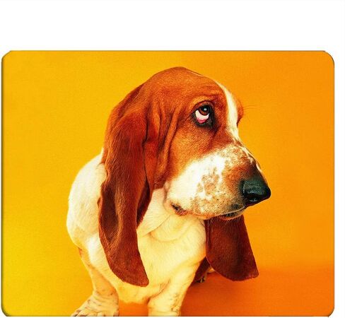 Dog Gaming Mousepad Dog Golden Retriever Theme Mouse Pad Mouse Mat for Computer Desk Laptop Office 9.5 X 7.9 Inch Non-Slip Rubber in Kuwait