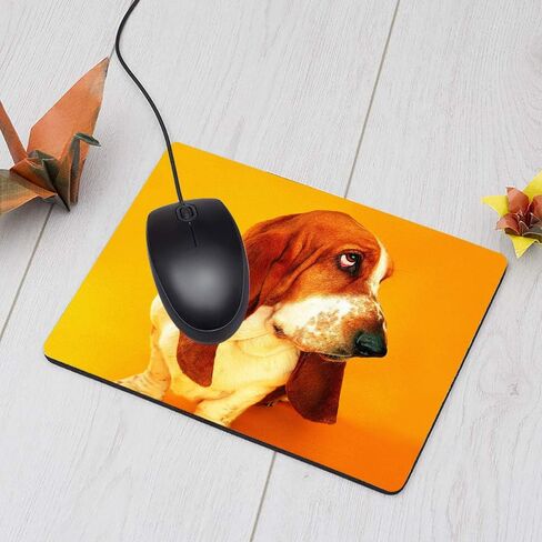 Dog Gaming Mousepad Dog Golden Retriever Theme Mouse Pad Mouse Mat for Computer Desk Laptop Office 9.5 X 7.9 Inch Non-Slip Rubber in Kuwait