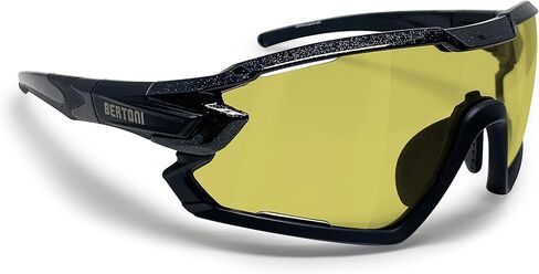Bertoni Sport Sunglasses Polarized Photochromic Cycling MTB w. Prescription Carrier QUASAR in Saudi Arabia