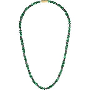 Bulova Men's Jewelry Classic Semi-Precious Beaded Necklace