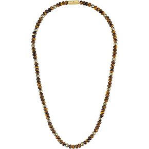 Bulova Men's Jewelry Classic Semi-Precious Beaded Necklace