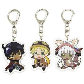 Inc. - Set of 3 Made Abyss Acrylic Keychain Regu, Riku, Nanachi v1