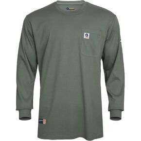 FR Shirts for Men 100% Cotton 5.5oz Lightweight NFPA2112/CAT2 Flame Resistant Shirts for Men Long Sleeve in Kuwait