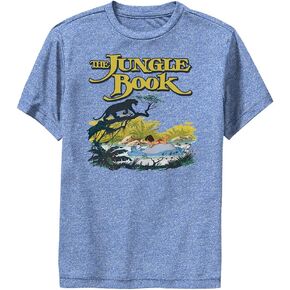 Jungle Book Relaxing Swim-Dsjb00dgsc Boys Short Sleeve Tee Shirt