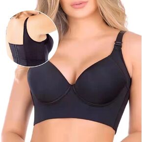 Women's Filifit Sculpting Uplift Bra Fashion Deep Cup Bra Full Back Coverage Hide Fat Smooth Bra Push Up Sports Bra