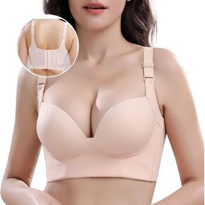 حمالة صدر نسائية من Filifit للنحت والرفع حمالة صدر عصرية بكأس عميق وتغطية خلفية كاملة وإخفاء الدهون الناعمة حمالة صدر رياضية رافعة للأعلى
