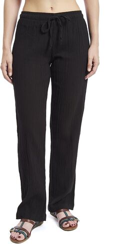 بنطال J & Ce نسائي من القطن الشاش منخفض الخصر للشاطئ وبي جي in Kuwait