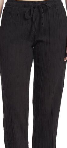 بنطال J & Ce نسائي من القطن الشاش منخفض الخصر للشاطئ وبي جي in Kuwait