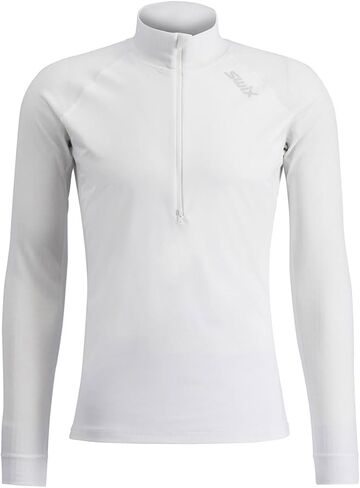 قميص رجالي من Swix Racex بنصف سحاب ومقاوم للرياح وسريع الجفاف وقصة ضيقة وأكمام طويلة in Kuwait