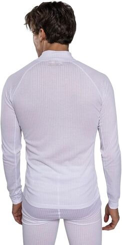 قميص رجالي من Swix Racex بنصف سحاب ومقاوم للرياح وسريع الجفاف وقصة ضيقة وأكمام طويلة in Kuwait