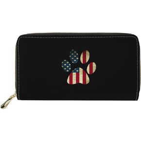 Howilath Starry Night Vincent Van Gogh Fashion Long Wallet Shopping Clutch Purse PU Leather Handbags for Ladies