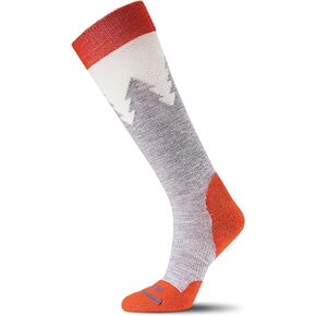 FITS Sierra Light Ski Sock, Merino Wool, Cushion, Moisture-Wicking, Breathable, Odor Resistant, Lightweight, Winter Socks