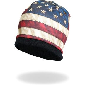 Hot Leathers KHC1009 American Flag Beanie - One Size fits Most