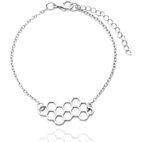 MINGHUA Honey Bee Honeycomb Hexagon Geometric Bracelet in Kuwait