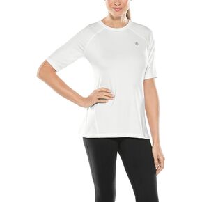 Coolibar UPF 50+ Women's Devi Short Sleeve Fitness T-Shirt - Sun Protective