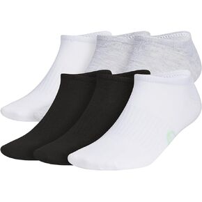 adidas mens Superlite Classic No Show Socks Low-profile Fit, Arch-compression and Lightweight Breathable (6-pair)