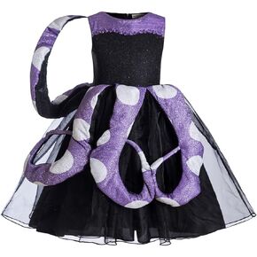 Sea Witch Ursula costume dress The Little Mermaid Ursula Costume Purple Ocotpus Dress