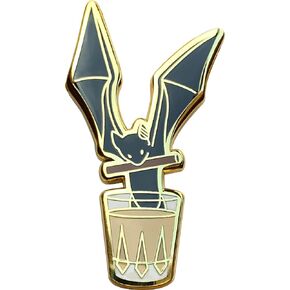 Bacardi Cocktail Enamel Pins for Bartender Aprons, Jackets, Backpacks and Purses, Shirt and Suit Lapels, Button Badges Brooch Fashion Jewelry