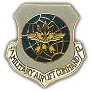 US Air Force Airlift Command Shield Lapel Pin