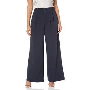 BCBGeneration Women's Wide Leg High Waisted Pleated Pants