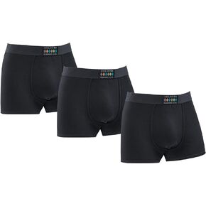 Men's Soft Cotton Boxer Briefs, Pack of 3