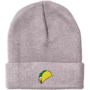 Embroidered Taco Beanie for Men and Women