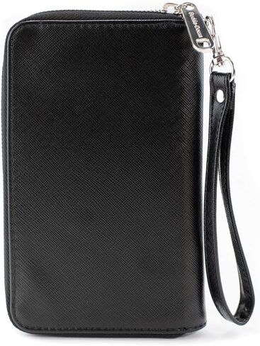 PU Zip Around Wallet Rectangle Animaniacs Wakko Warner Appetite for Destruction Pose Black, Animaniacs, 7.5"x4.5" in Saudi Arabia