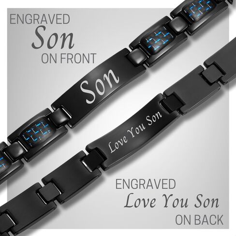 Willis Judd Love You Son Bracelet From Mom Dad In Gift Box From Mom To Son Graduation Gift in Saudi Arabia