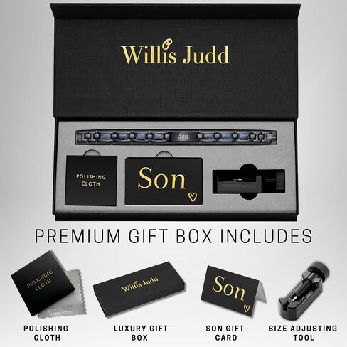 Willis Judd Love You Son Bracelet From Mom Dad In Gift Box From Mom To Son Graduation Gift in Saudi Arabia