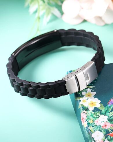 JF.JEWELRY Personalized Gifts to My Son, to My Daughter Husband Wife Bracelet, Son Bracelet from Mom and Dad, Son Gift for Graduation in Saudi Arabia