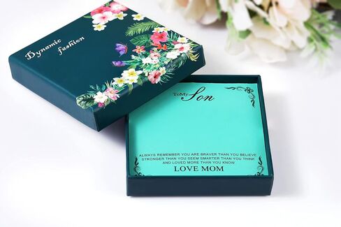 JF.JEWELRY Personalized Gifts to My Son, to My Daughter Husband Wife Bracelet, Son Bracelet from Mom and Dad, Son Gift for Graduation in Saudi Arabia