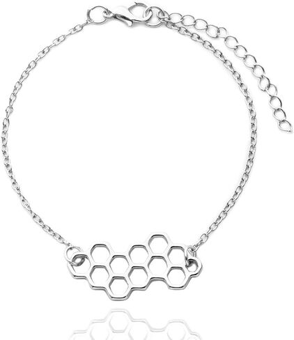 MINGHUA Honey Bee Honeycomb Hexagon Geometric Bracelet in Kuwait