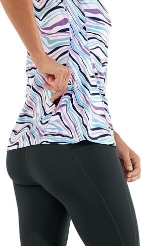 Coolibar UPF 50+ Women's Devi Short Sleeve Fitness T-Shirt - Sun Protective in Saudi Arabia