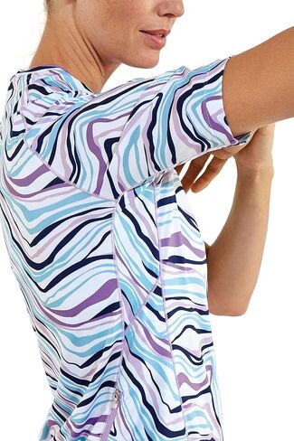 Coolibar UPF 50+ Women's Devi Short Sleeve Fitness T-Shirt - Sun Protective in Saudi Arabia