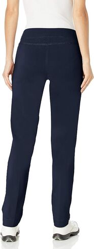 SLIM-SATION Womens Golf Apparel - Women's Regular Pull-On Straight-Leg Pant with Pockets (Midnight,8) in Saudi Arabia