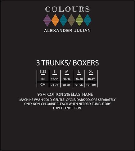 Men's Soft Cotton Boxer Briefs, Pack of 3 in Saudi Arabia