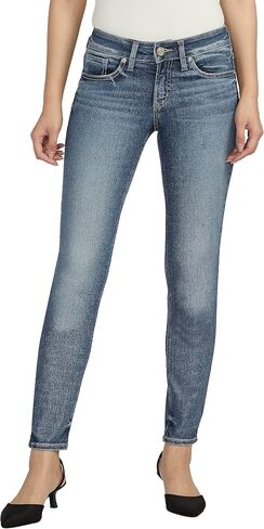 Silver Jeans Co. Women's Britt Low Rise Curvy Fit Skinny Jeans in Saudi Arabia