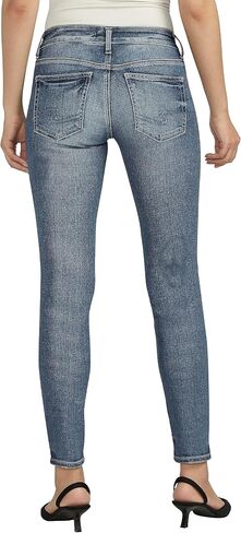 Silver Jeans Co. Women's Britt Low Rise Curvy Fit Skinny Jeans in Saudi Arabia