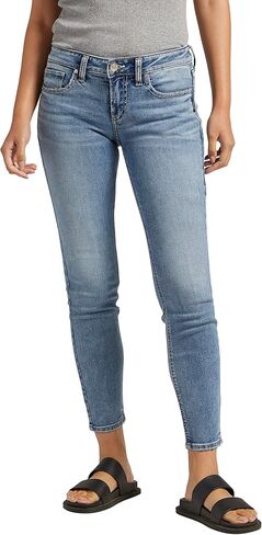 Silver Jeans Co. Women's Britt Low Rise Curvy Fit Skinny Jeans in Saudi Arabia