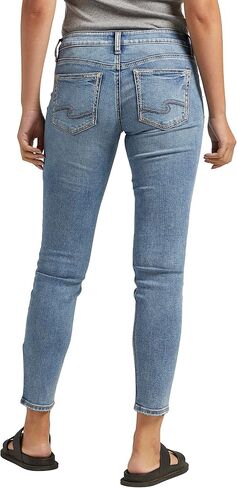 Silver Jeans Co. Women's Britt Low Rise Curvy Fit Skinny Jeans in Saudi Arabia