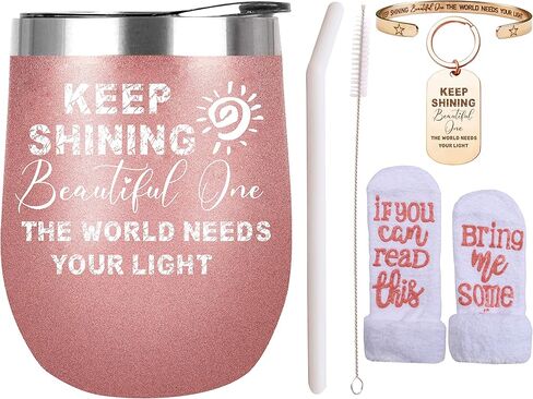 حافظ على تألق هدايا واحدة جميلة، هدايا ملهمة للأصدقاء النساء، هدايا عيد ميلاد مدروس للنساء، هدايا تشجيع للنساء، والحفاظ على تألق كوب واحد جميل، هدايا مدروسة للنساء in Kuwait