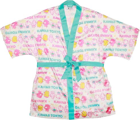 مجموعة ملابس نوم Bioworld Juniors Hello Kitty & Friends: رداء على طراز كيمونو وقميص قصير وسروال نوم in Kuwait
