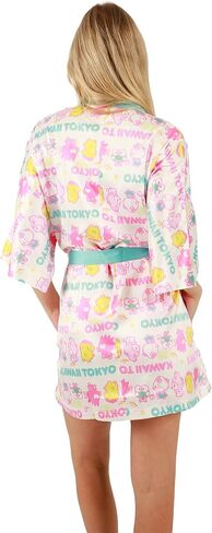 مجموعة ملابس نوم Bioworld Juniors Hello Kitty & Friends: رداء على طراز كيمونو وقميص قصير وسروال نوم in Kuwait